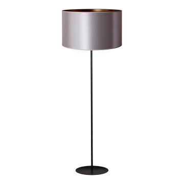 Duolla - Golvlampa CANNES 1xE27/15W/230V diameter 45 cm silver/koppar/svart