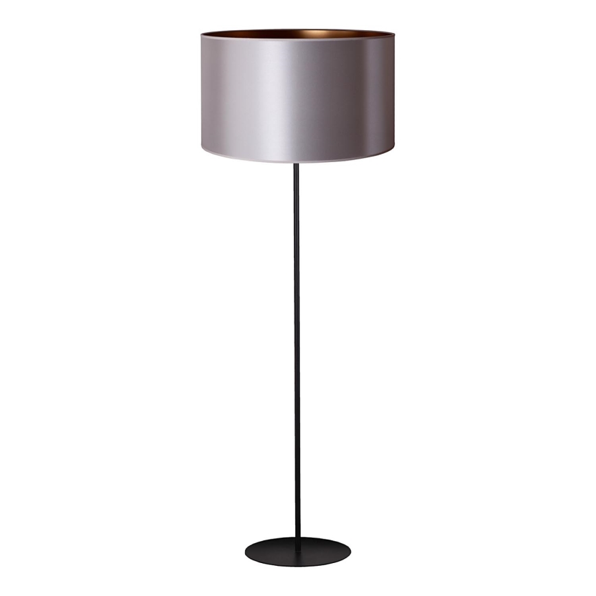Duolla - Golvlampa CANNES 1xE27/15W/230V diameter 45 cm silver/koppar/svart