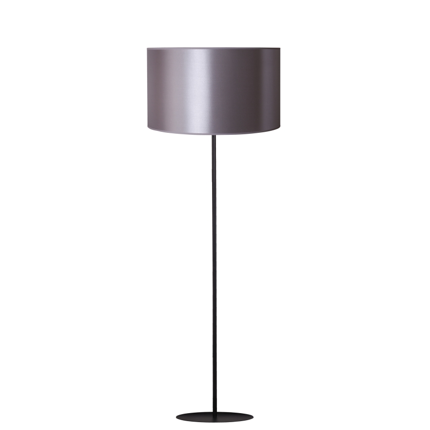 Duolla - Golvlampa CANNES 1xE27/15W/230V diameter 45 cm silver/svart