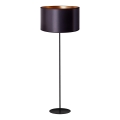 Duolla - Golvlampa CANNES 1xE27/15W/230V diameter 45 cm svart/koppar
