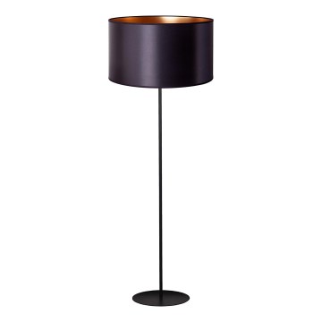 Duolla - Golvlampa CANNES 1xE27/15W/230V diameter 45 cm svart/koppar