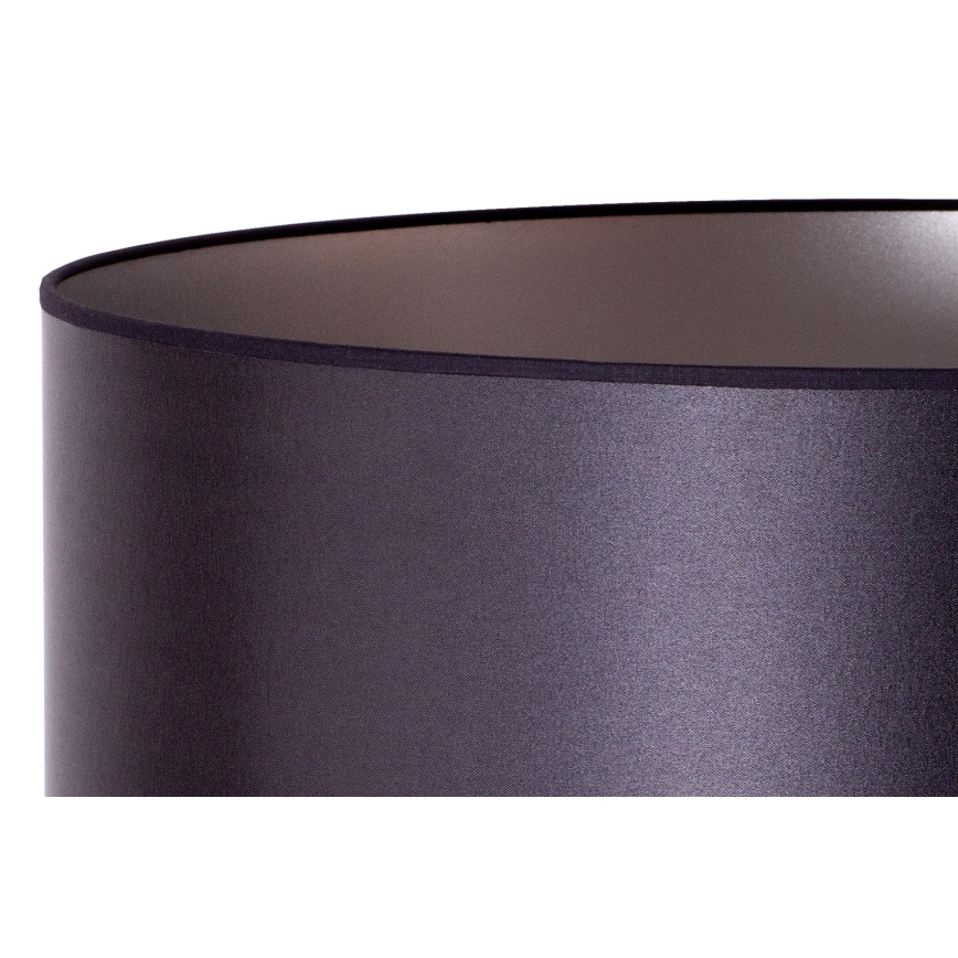 Duolla - Golvlampa CANNES 1xE27/15W/230V diameter 45 cm svart/silver