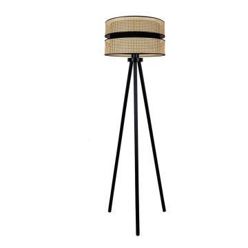 Duolla - Golvlampa DUO 1xE27/15W/230V diameter 40 cm rotting/svart