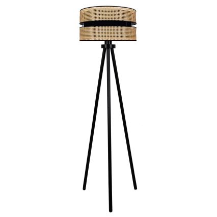 Duolla - Golvlampa DUO 1xE27/15W/230V diameter 40 cm rotting/svart