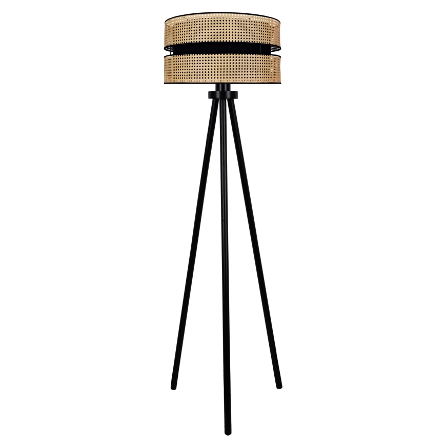 Duolla - Golvlampa DUO 1xE27/15W/230V diameter 40 cm rotting/svart