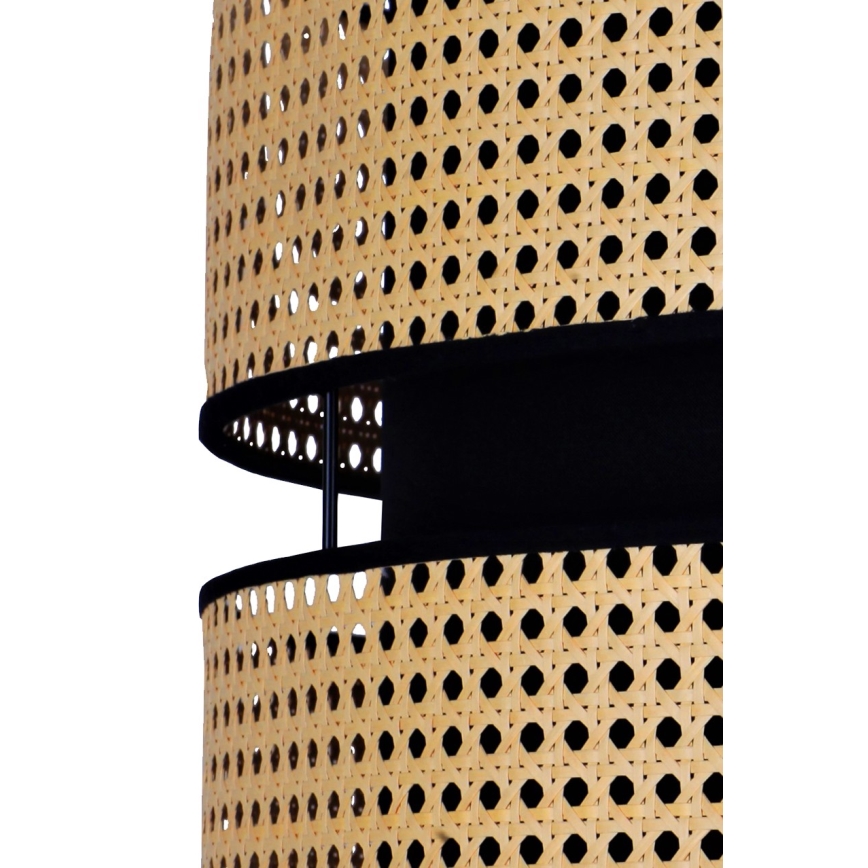 Duolla - Golvlampa DUO 1xE27/15W/230V diameter 40 cm rotting/svart