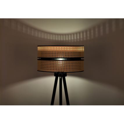 Duolla - Golvlampa DUO 1xE27/15W/230V diameter 40 cm rotting/svart