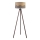 Duolla - Golvlampa DUO 1xE27/60W/230V diameter 44 cm beige/grå/brun