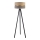 Duolla - Golvlampa DUO 1xE27/60W/230V diameter 44 cm beige/grå/wenge