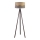 Duolla - Golvlampa DUO 1xE27/60W/230V diameter 44 cm beige/grå/wenge