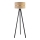 Duolla - Golvlampa DUO 1xE27/60W/230V diameter 44 cm beige/wenge
