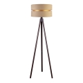 Duolla - Golvlampa DUO 1xE27/60W/230V diameter 44 cm beige/wenge