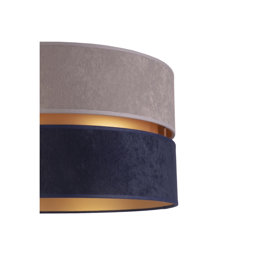 Duolla - Golvlampa DUO 1xE27/60W/230V diameter 44 cm grå/blå/brun
