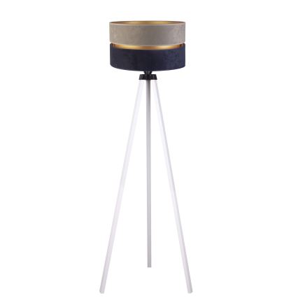 Duolla - Golvlampa DUO 1xE27/60W/230V diameter 44 cm grå/blå/vit