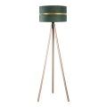 Duolla - Golvlampa DUO 1xE27/60W/230V diameter 44 cm grön/beige