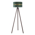 Duolla - Golvlampa DUO 1xE27/60W/230V diameter 44 cm grön/brun