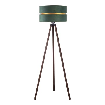 Duolla - Golvlampa DUO 1xE27/60W/230V diameter 44 cm grön/brun