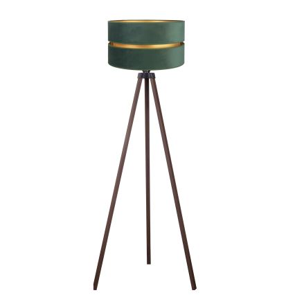 Duolla - Golvlampa DUO 1xE27/60W/230V diameter 44 cm grön/brun