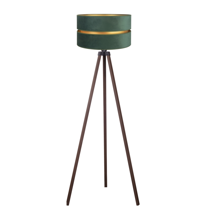 Duolla - Golvlampa DUO 1xE27/60W/230V diameter 44 cm grön/brun