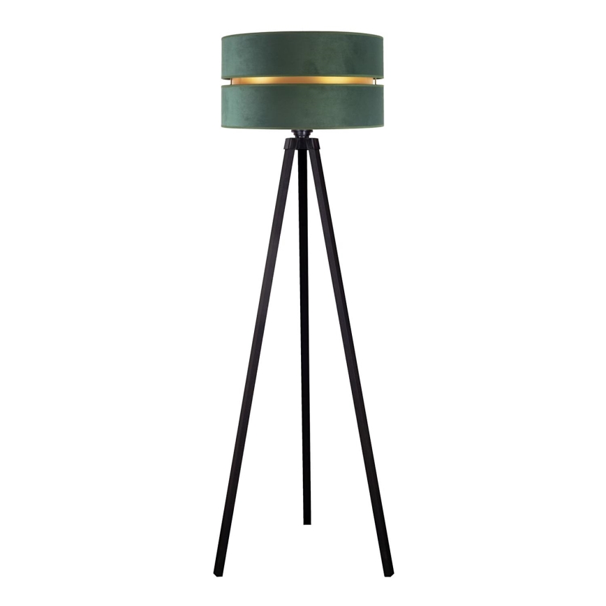 Duolla - Golvlampa DUO 1xE27/60W/230V diameter 44 cm grön/wenge