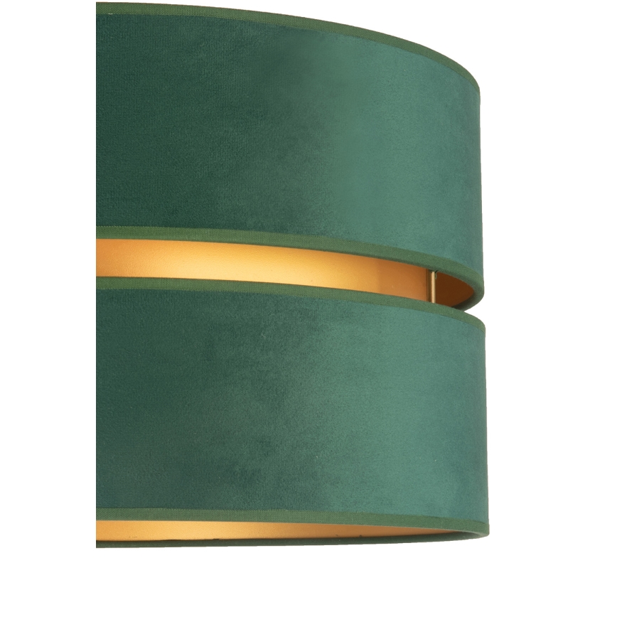 Duolla - Golvlampa DUO 1xE27/60W/230V diameter 44 cm grön/wenge