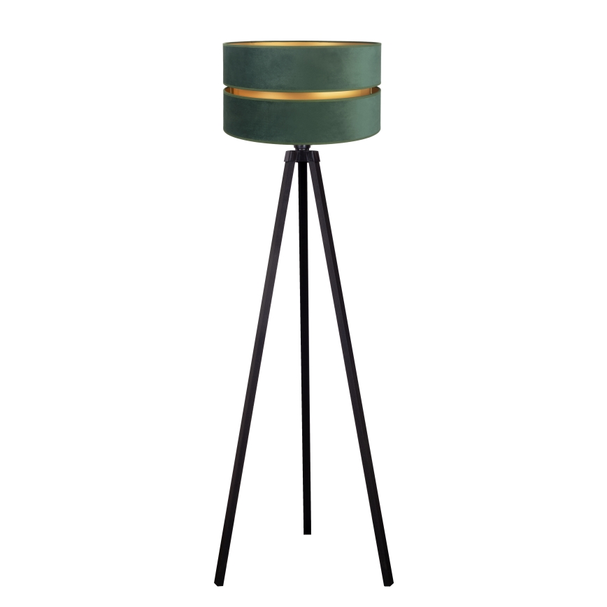 Duolla - Golvlampa DUO 1xE27/60W/230V diameter 44 cm grön/wenge
