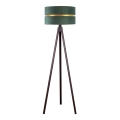 Duolla - Golvlampa DUO 1xE27/60W/230V diameter 44 cm grön/wenge