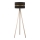 Duolla - Golvlampa DUO 1xE27/60W/230V diameter 44 cm svart/beige