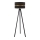 Duolla - Golvlampa DUO 1xE27/60W/230V diameter 44 cm svart/wenge