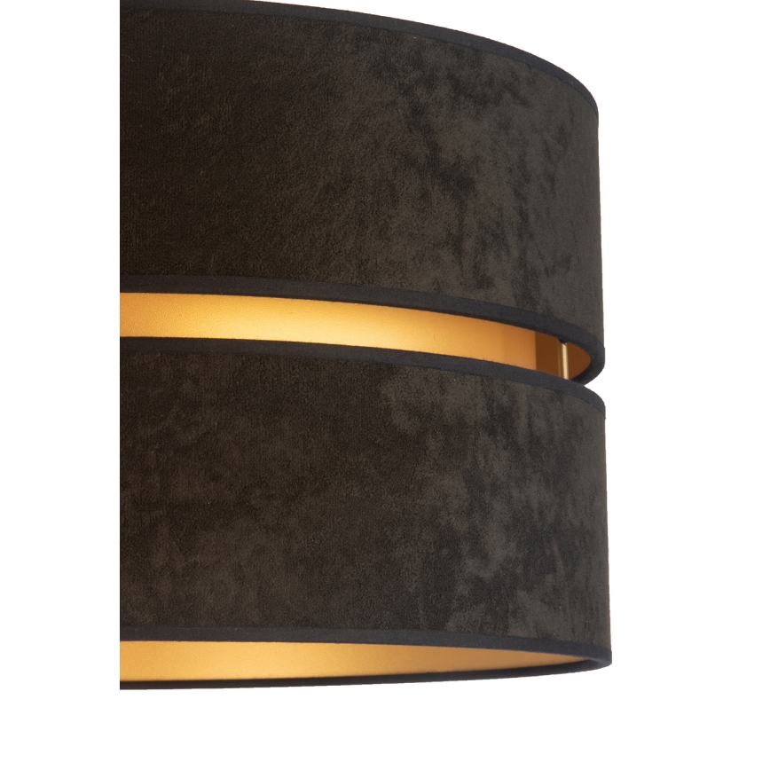 Duolla - Golvlampa DUO 1xE27/60W/230V diameter 44 cm svart/wenge