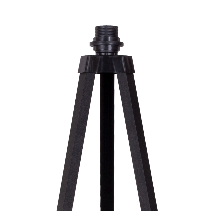 Duolla - Golvlampa DUO 1xE27/60W/230V diameter 44 cm svart/wenge