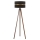 Duolla - Golvlampa DUO 1xE27/60W/230V diameter 44 cm svart/wenge