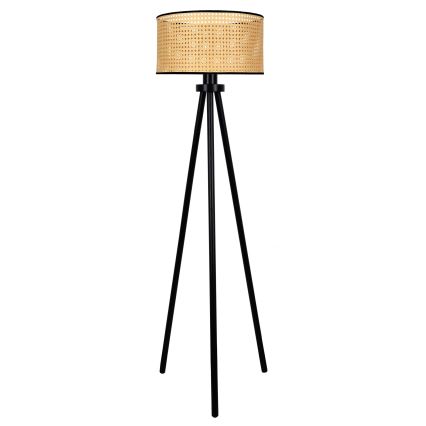 Duolla - Golvlampa ROLLER 1xE27/15W/230V diameter 45 cm rotting/svart