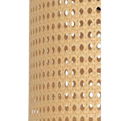 Duolla - Golvlampa ROLLER 1xE27/15W/230V diameter 45 cm rotting/svart