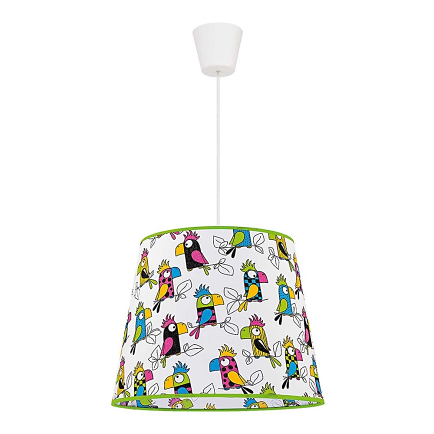 Duolla - Hängande ljuskrona med textilsladd för barn ARA 1xE27/40W/230V diameter 38 cm