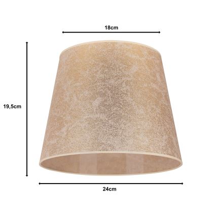 Duolla - Lampskärm CLASSIC M E27 diameter 24 cm guld