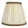 Duolla - Lampskärm för bord och golvlampa E27 diameter 18,5 cm grädde/brun