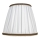 Duolla - Lampskärm för bord och golvlampa E27 diameter 18,5 cm vit/brun