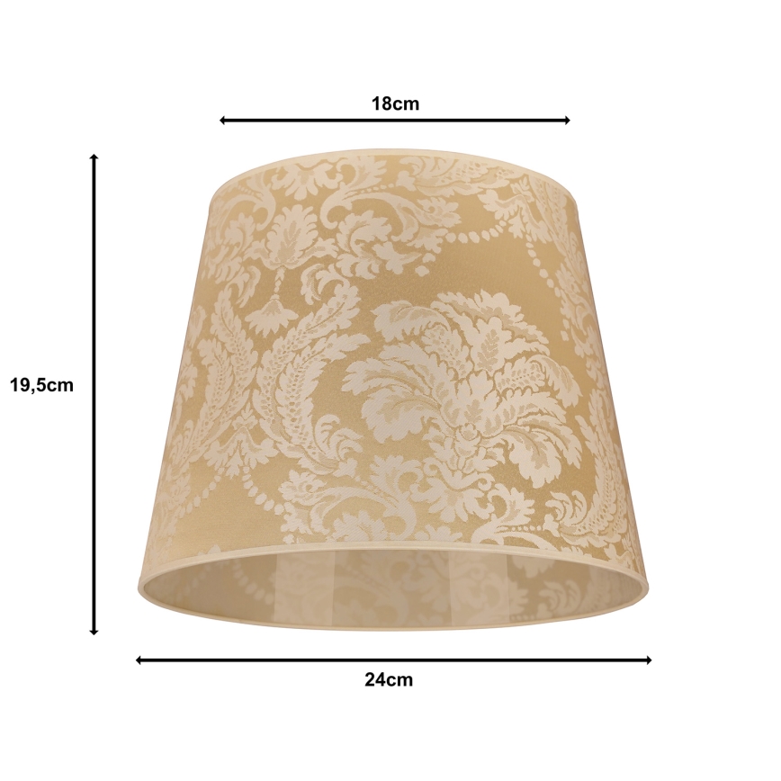 Duolla - Lampskärm för bordslampa CLASSIC M E27 diameter 24 cm guld