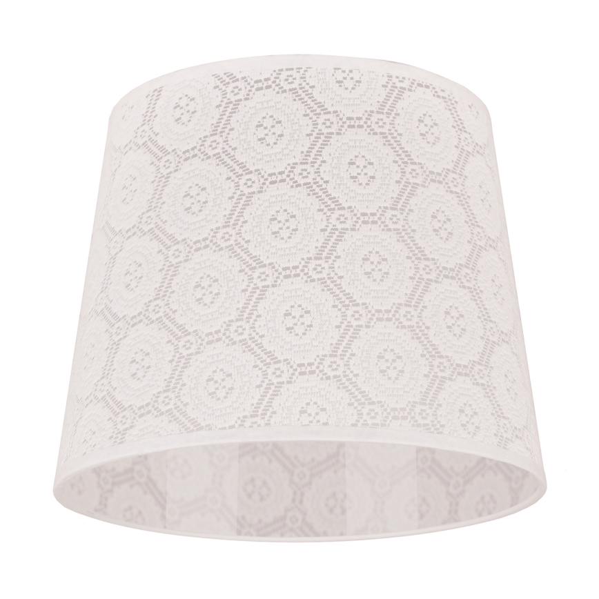Duolla - Lampskärm för bordslampa CLASSIC M E27 diameter 24 cm vit