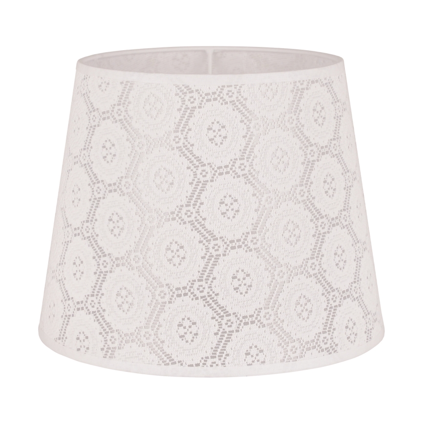 Duolla - Lampskärm för bordslampa CLASSIC M E27 diameter 24 cm vit