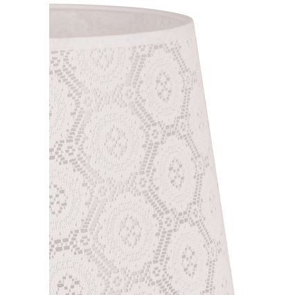 Duolla - Lampskärm för bordslampa CLASSIC M E27 diameter 24 cm vit