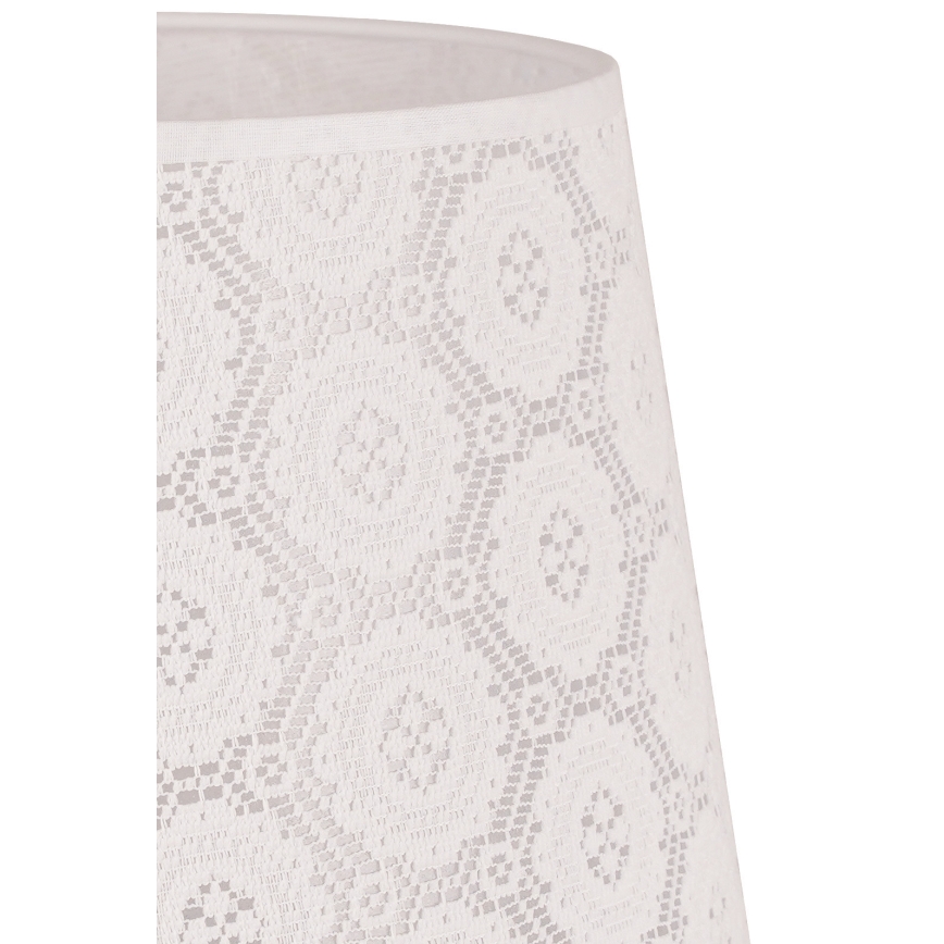 Duolla - Lampskärm för bordslampa CLASSIC M E27 diameter 24 cm vit