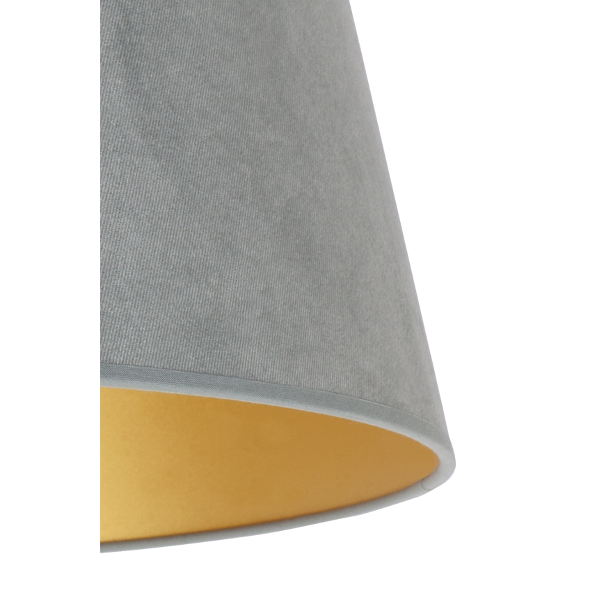 Duolla - Lampskärm för bordslampa CONE M E27 diameter 28 cm grå