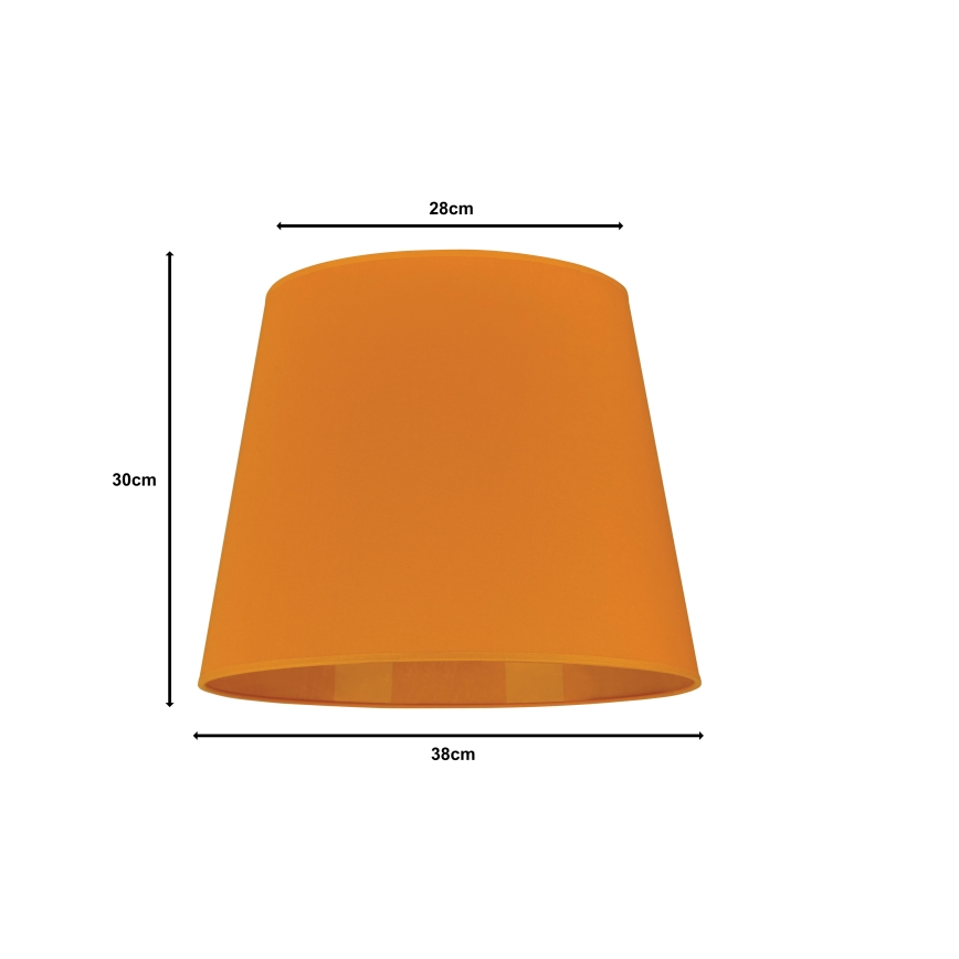 Duolla - Lampskärm för golvlampa CLASSIC L E27 diameter 38 cm gul