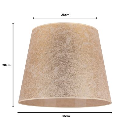 Duolla - Lampskärm för ljuskrona CLASSIC L E27 diameter 38 cm guld