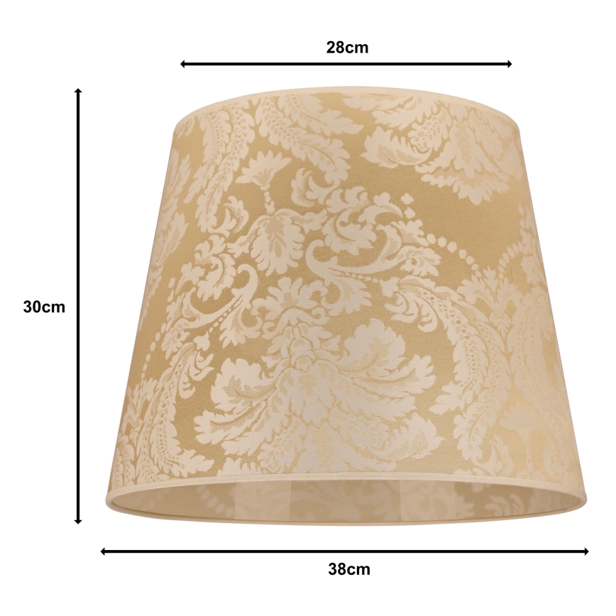 Duolla - Lampskärm för ljuskrona CLASSIC L E27 diameter 38 cm guld