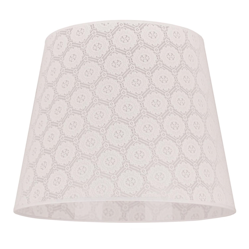 Duolla - Lampskärm för ljuskrona CLASSIC L E27 diameter 38 cm vit