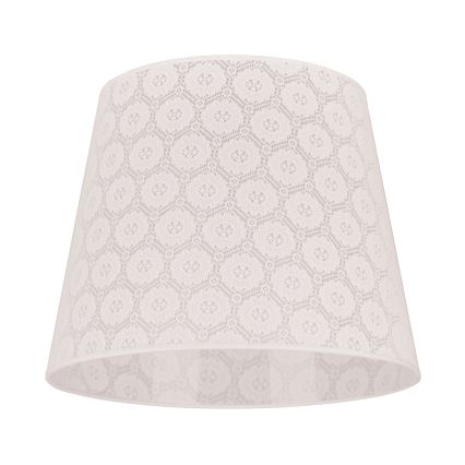 Duolla - Lampskärm för ljuskrona CLASSIC L E27 diameter 38 cm vit