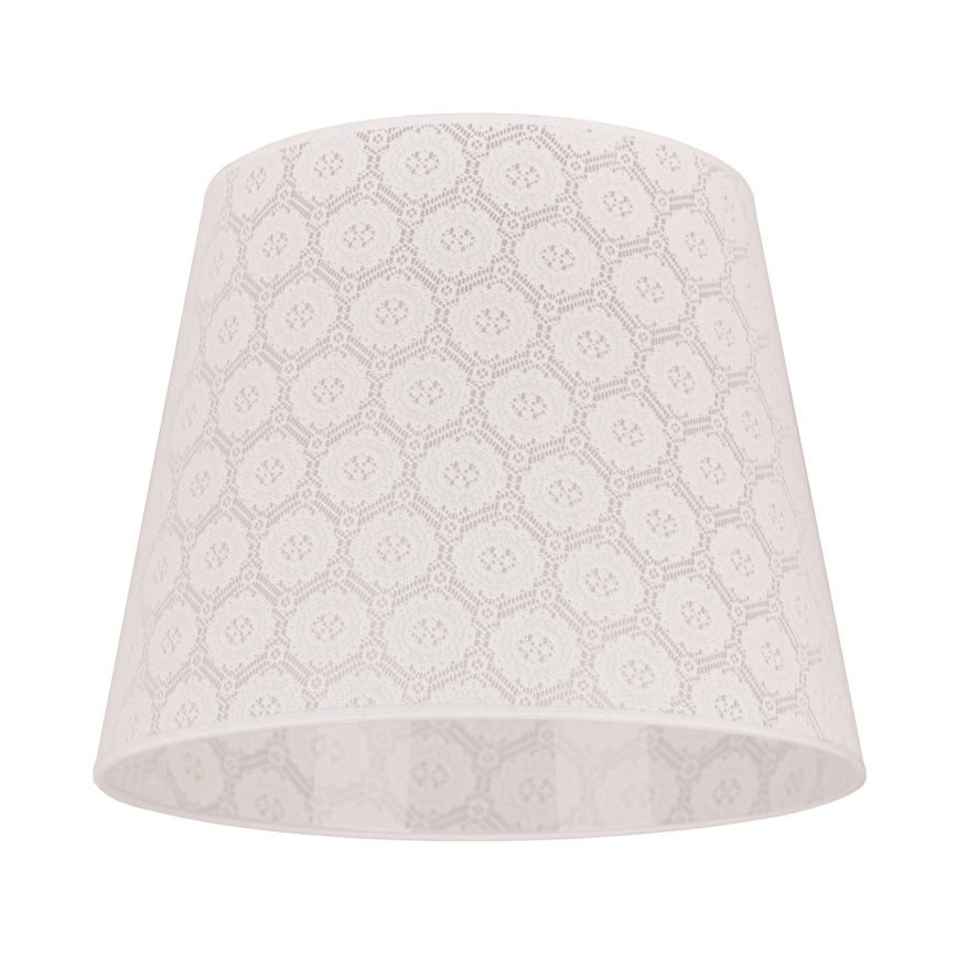 Duolla - Lampskärm för ljuskrona CLASSIC L E27 diameter 38 cm vit